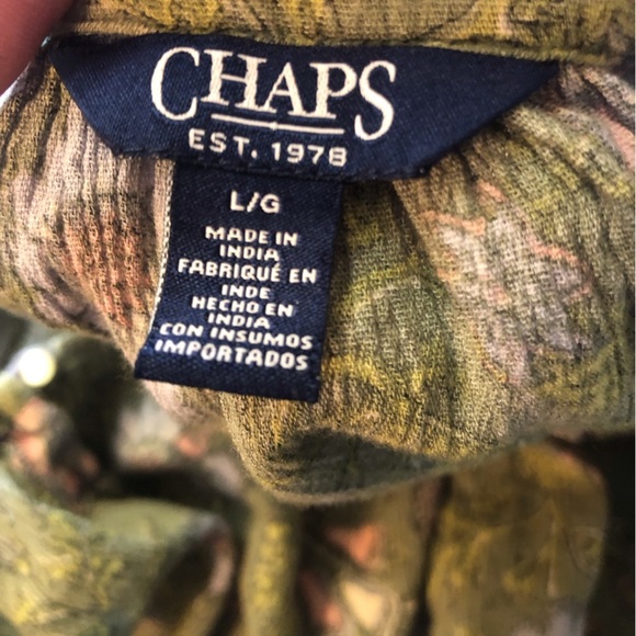 Chaps Women’s Blouse Size Large - Picture 8 of 8